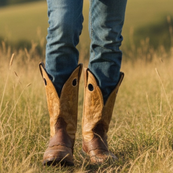 BOULET, handmade in Canada, cowboy boots, size 8.5 - Picture 1 of 9